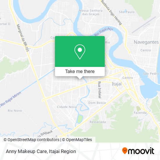 Anny Makeup Care map