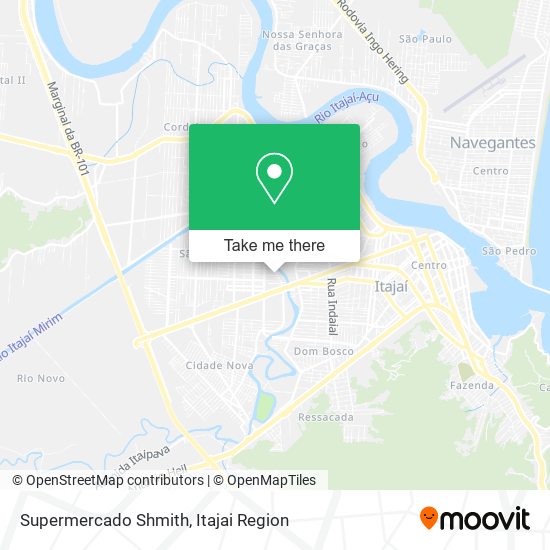 Supermercado Shmith map