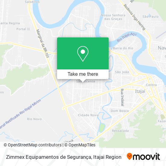 Zimmex Equipamentos de Segurança map