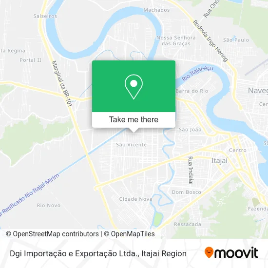 Dgi Importação e Exportação Ltda. map