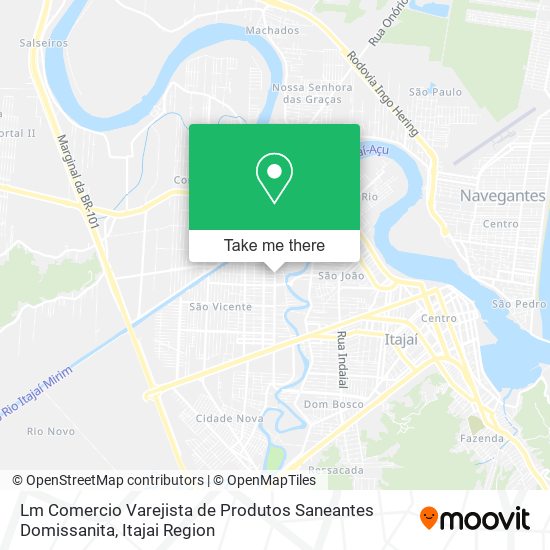 Lm Comercio Varejista de Produtos Saneantes Domissanita map