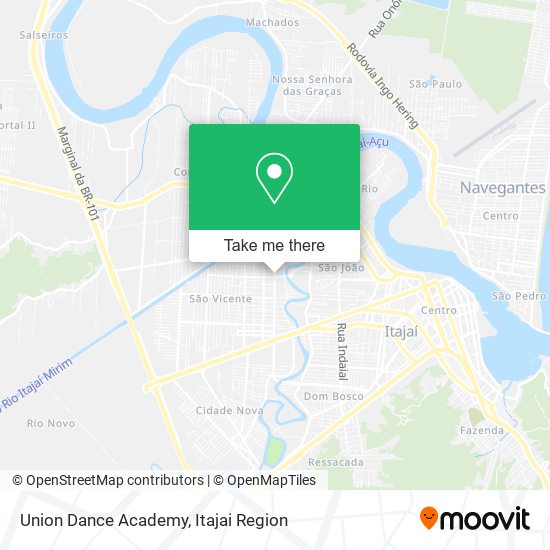 Union Dance Academy map