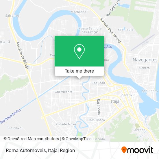 Mapa Roma Automoveis