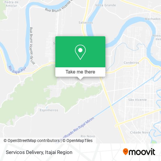 Mapa Servicos Delivery