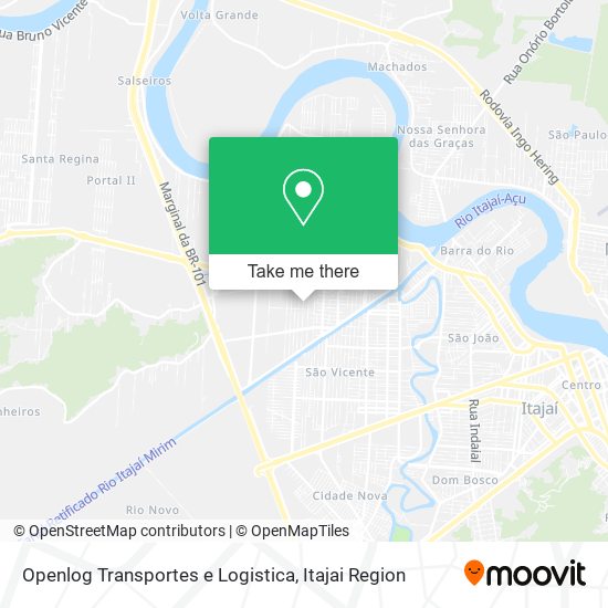 Mapa Openlog Transportes e Logistica