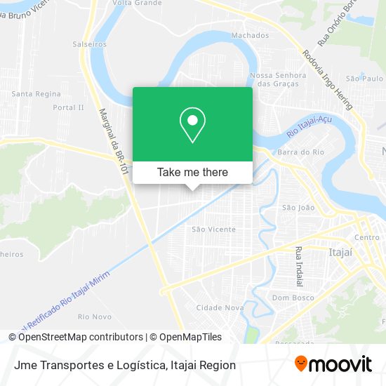 Jme Transportes e Logística map