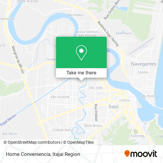 Home Conveniencia map