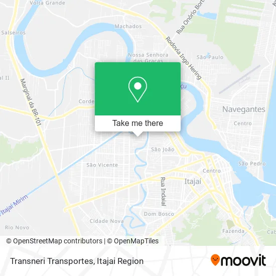 Transneri Transportes map