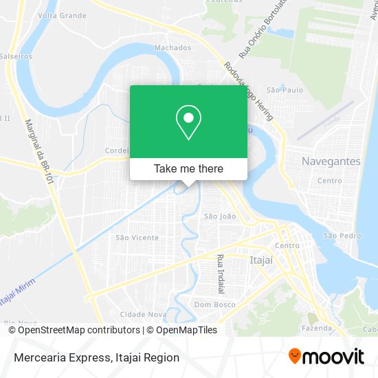 Mercearia Express map