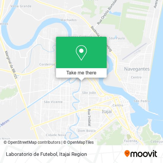 Laboratorio de Futebol map