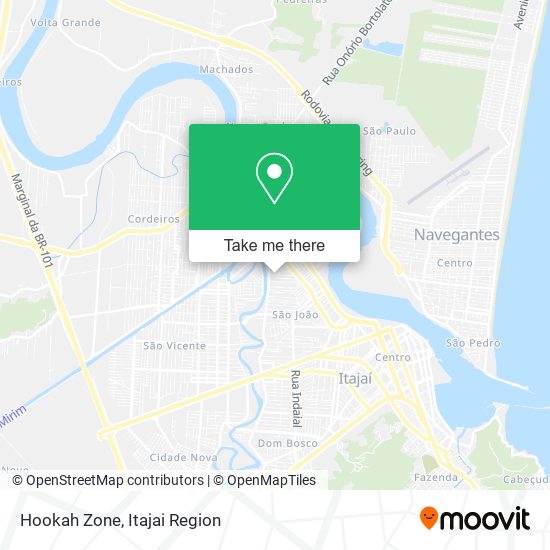 Mapa Hookah Zone