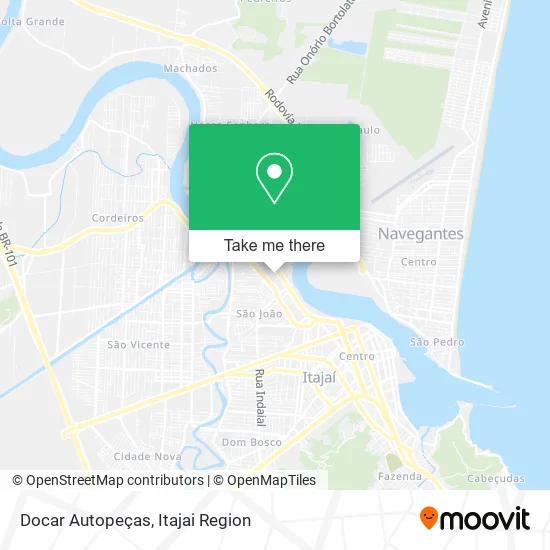 Docar Autopeças map