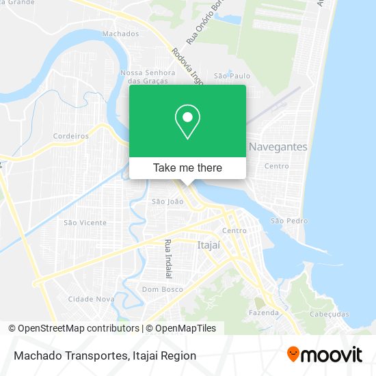 Machado Transportes map