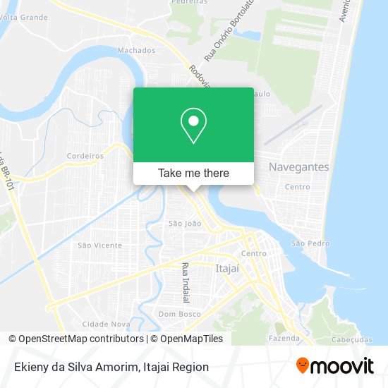 Ekieny da Silva Amorim map