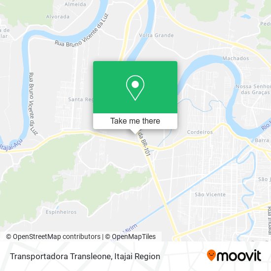 Transportadora Transleone map