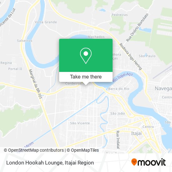 Mapa London Hookah Lounge