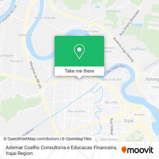 Ademar Coelho Consultoria e Educacao Financeira map