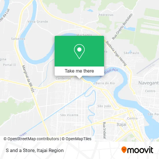 S and a Store map