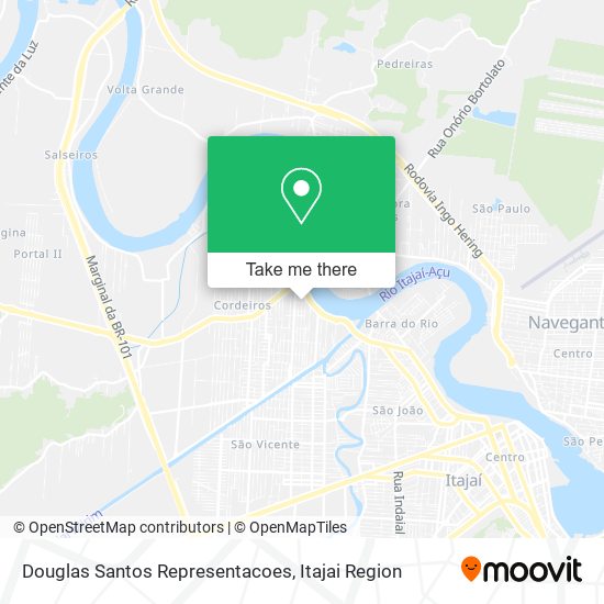 Douglas Santos Representacoes map