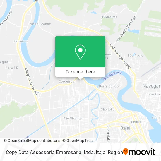 Copy Data Assessoria Empresarial Ltda map