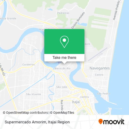 Supermercado Amorim map