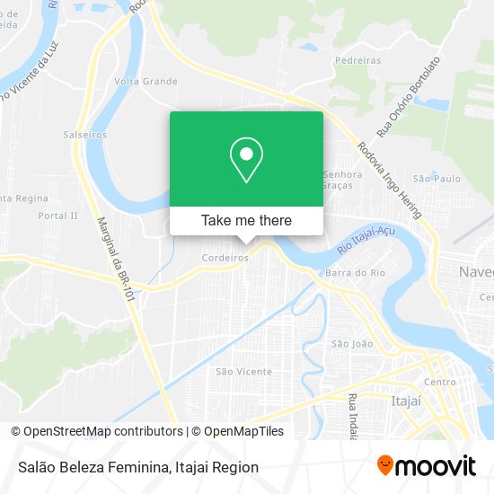 Salão Beleza Feminina map