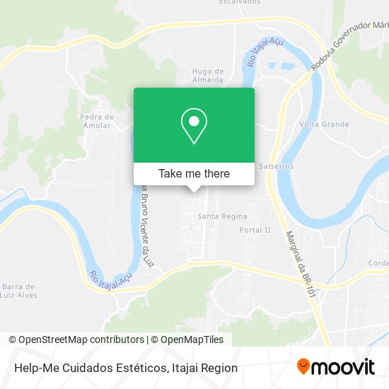 Mapa Help-Me Cuidados Estéticos