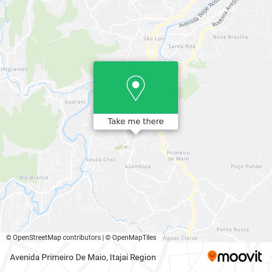 Avenida Primeiro De Maio map