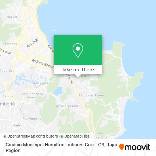 Ginásio Municipal Hamilton Linhares Cruz - G3 map