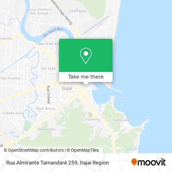 Mapa Rua Almirante Tamandaré 259