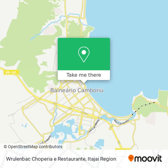 Mapa Wrulenbac Choperia e Restaurante