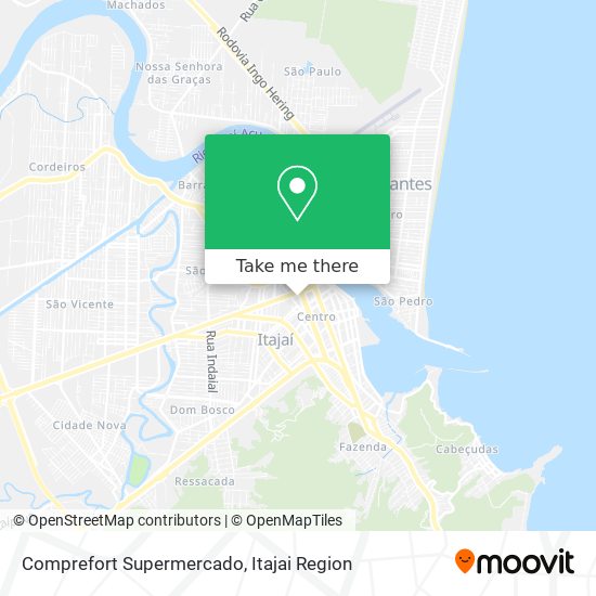 Comprefort Supermercado map