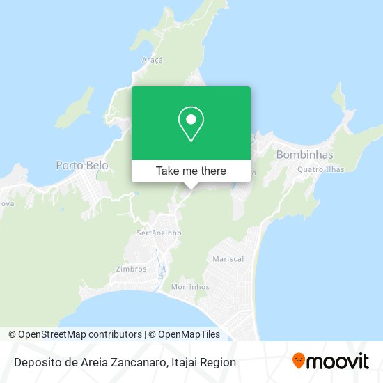 Mapa Deposito de Areia Zancanaro