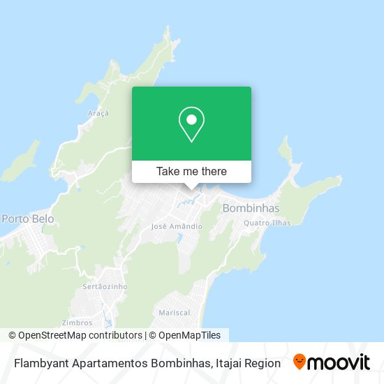 Flambyant Apartamentos Bombinhas map