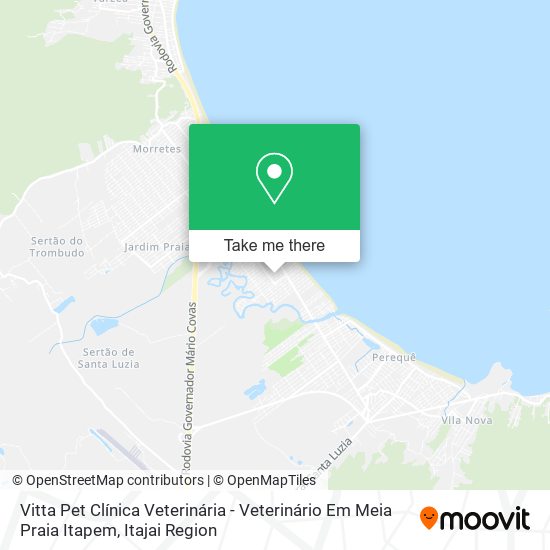 Vitta Pet Clínica Veterinária - Veterinário Em Meia Praia Itapem map