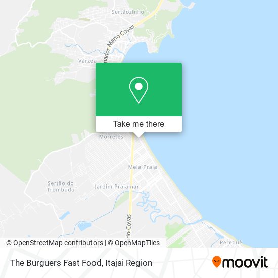 Mapa The Burguers Fast Food