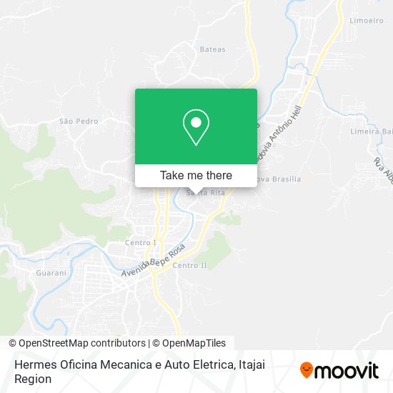 Mapa Hermes Oficina Mecanica e Auto Eletrica