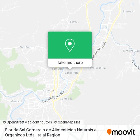 Flor de Sal Comercio de Alimenticios Naturais e Organicos Ltda map