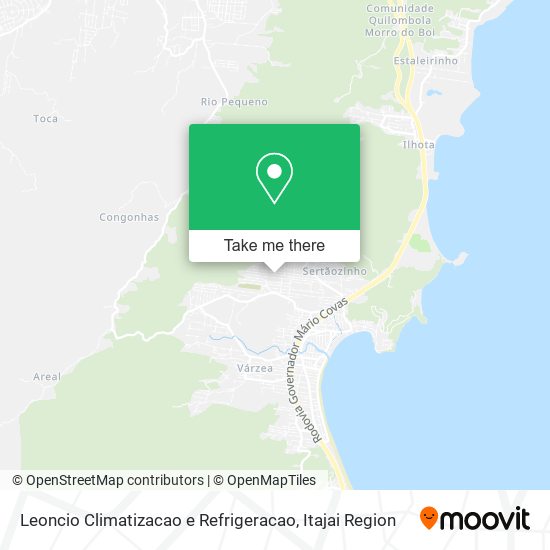 Leoncio Climatizacao e Refrigeracao map