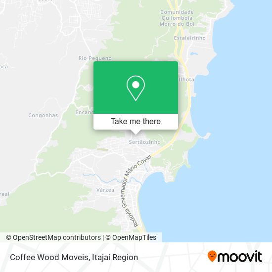 Coffee Wood Moveis map