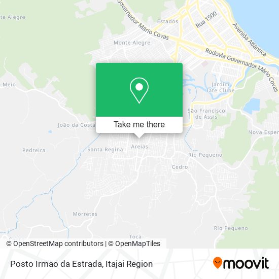 Posto Irmao da Estrada map