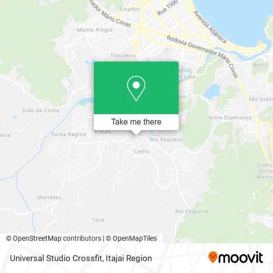 Universal Studio Crossfit map