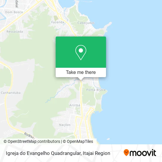 Igreja do Evangelho Quadrangular map