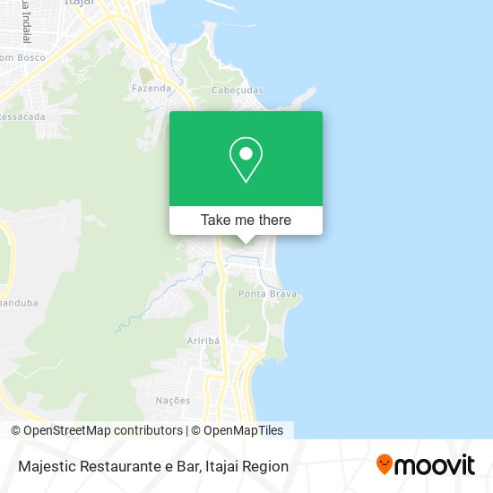 Mapa Majestic Restaurante e Bar