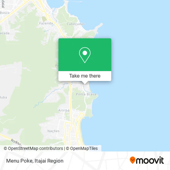 Menu Poke map