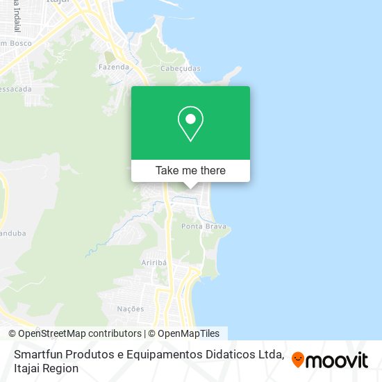 Smartfun Produtos e Equipamentos Didaticos Ltda map