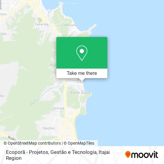 Ecoporã - Projetos, Gestão e Tecnologia map