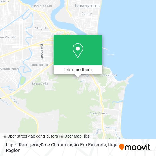 Luppi Refrigeração e Climatização Em Fazenda map