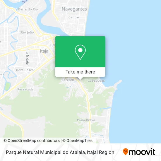 Parque Natural Municipal do Atalaia map