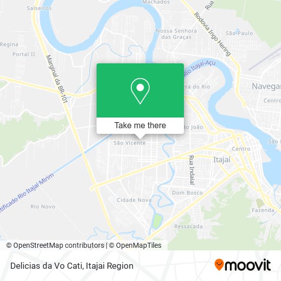 Delicias da Vo Cati map